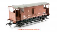 R60019 Hornby ex LMS 20 Ton Brake Van - B950040 - CAP - BR Brown - Era 4